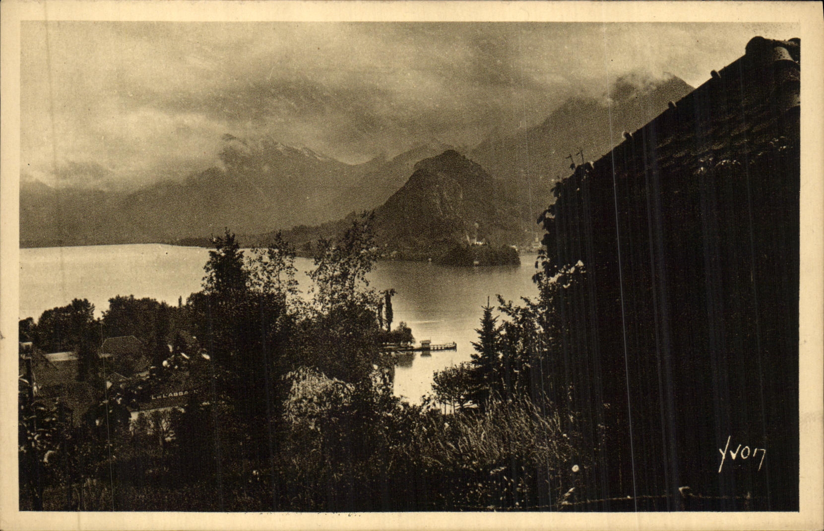 Annecey et son Lac (Hte-Savoie) — Talloires et le Roc de Chère — Les Éditions d'Art YVC, Paris