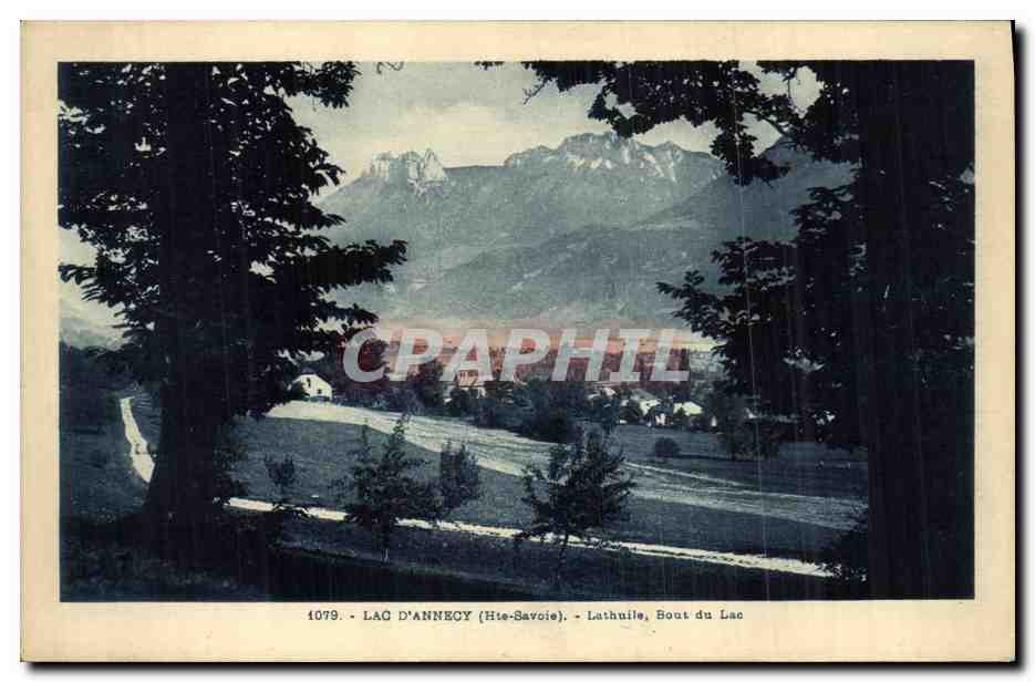 CPA Lac D Annecy Lathuile Bout du Lac