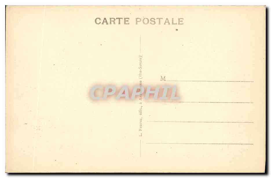 CPA Lac D Annecy Lathuile Bout du Lac — Rückseite