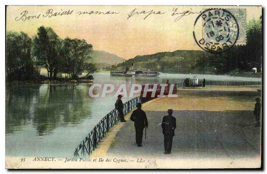 Annecy — Jardin Public et Île des Cygnes — LL; n°95
