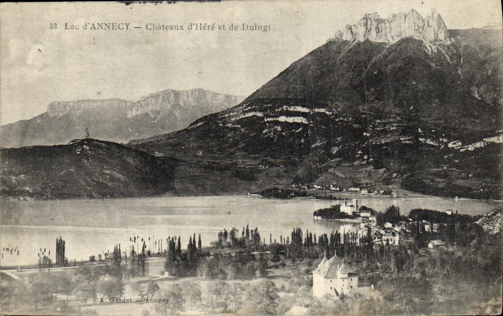 CPA Annecy Chateau d Here et de Duingt