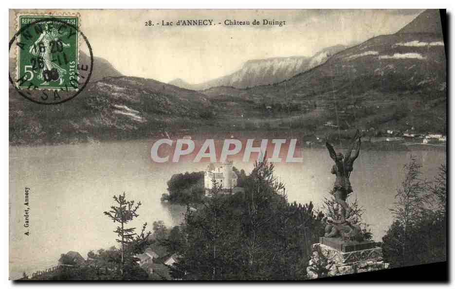 Lac d'Annecy — Château de Duingt — A. Gardet, Annecy