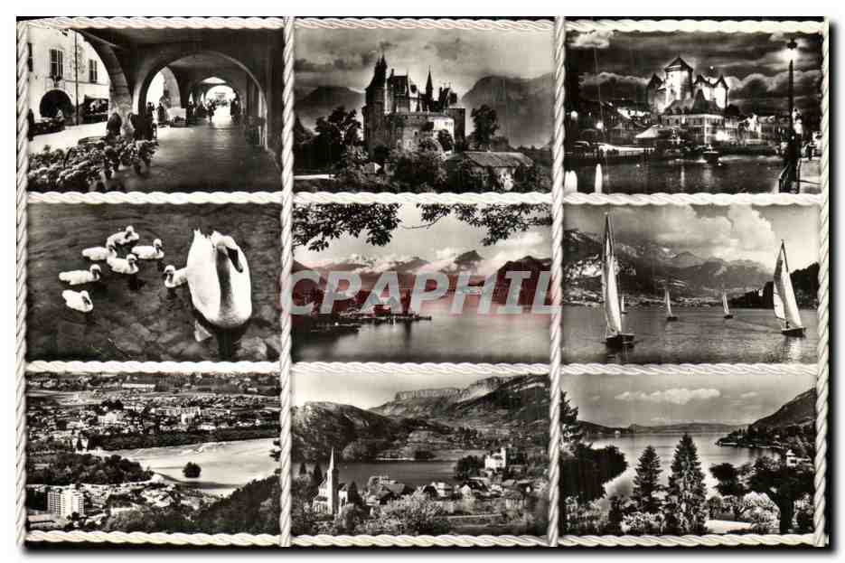 Annecy. Son Lac et ses environs — Reproduction intégrale — G. ROSSET & MONOCHROME TOURING INTERNATIONAL PHOTO