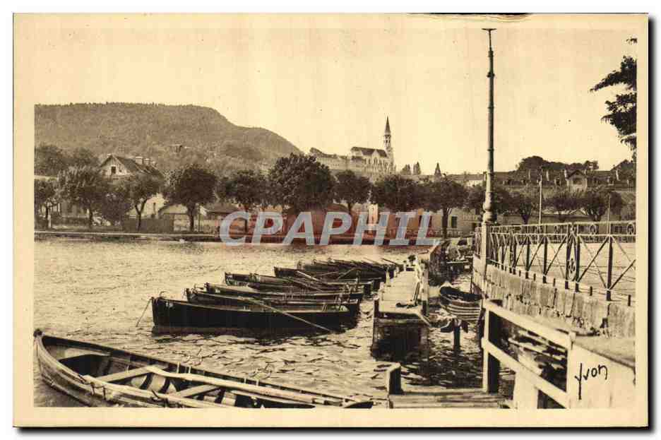 CPA Lac Annecy L embarcadere