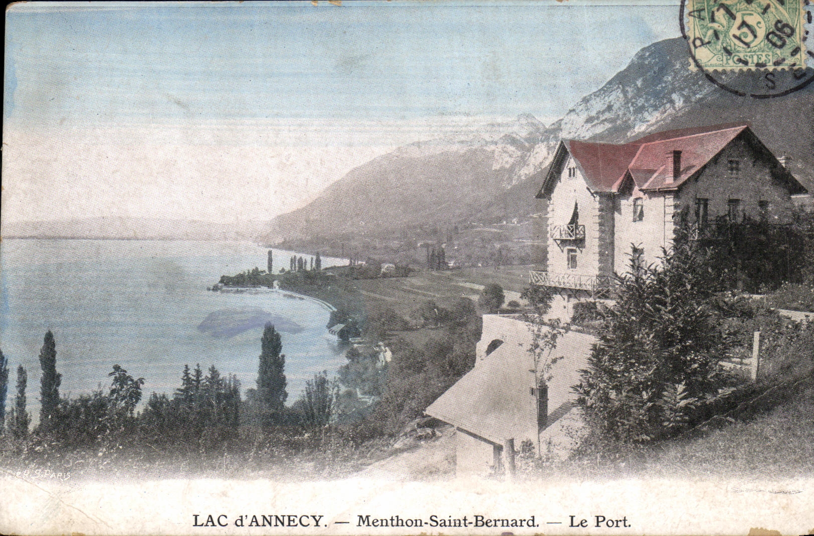 CPA Lac Annecy Menthon Saint Bernard Le port