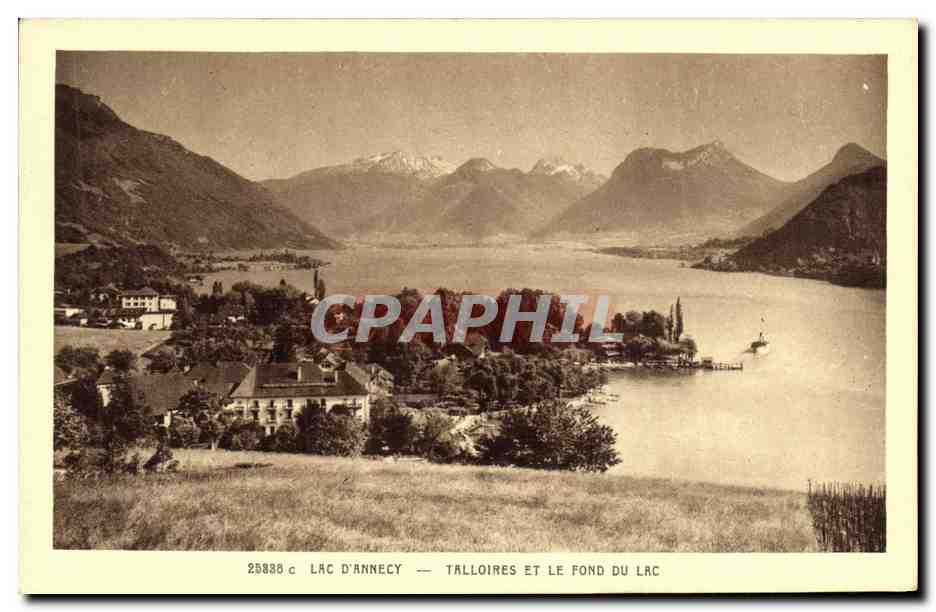 Lac d'Annecy — Talloires et le fond du lac — CPAPHIL