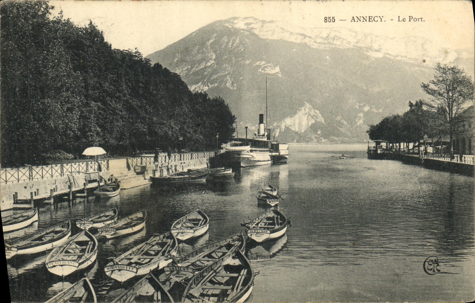 CPA Lac Annecy Le Port Bateaux