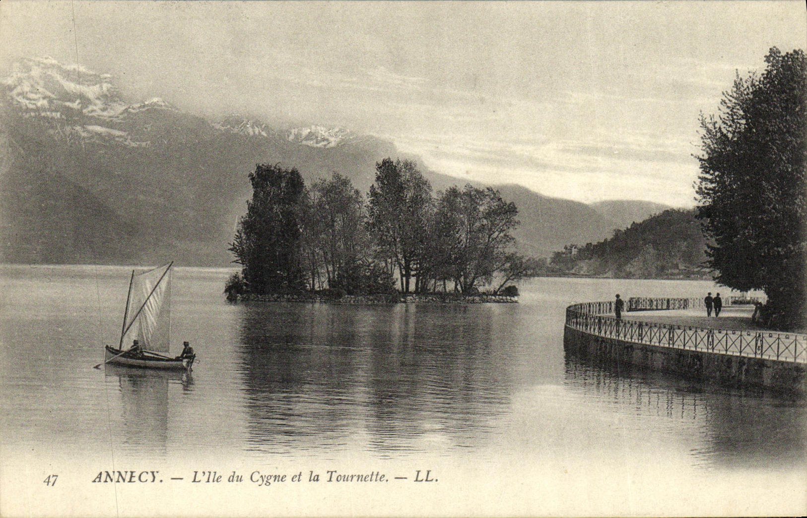 Annecy — L'Île du Cygne et la Tournette — LL. N°47