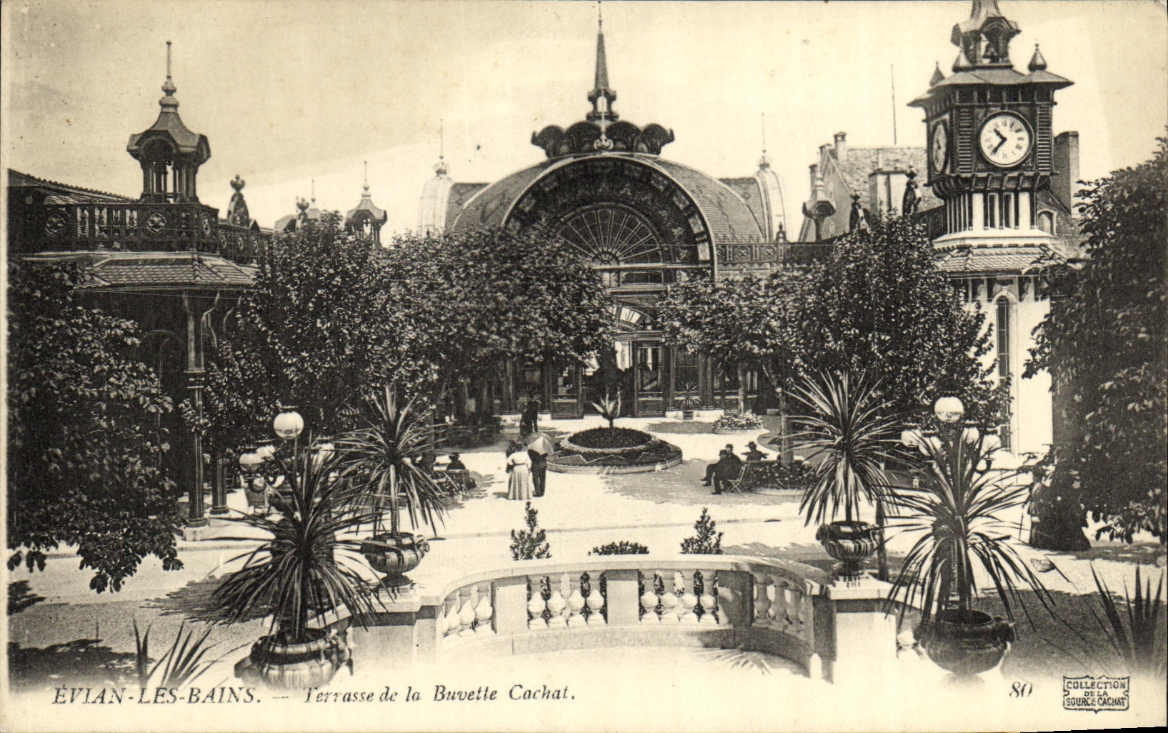 CPA Evian les Bains Terrasse de la Buvetle Cachat