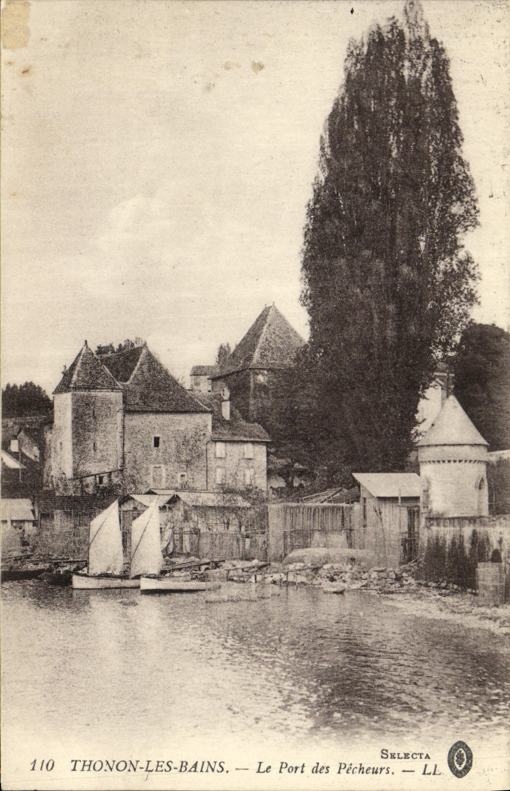 Thonon-les-Bains — Le Port des Pêcheurs — Selecta LL n°110
