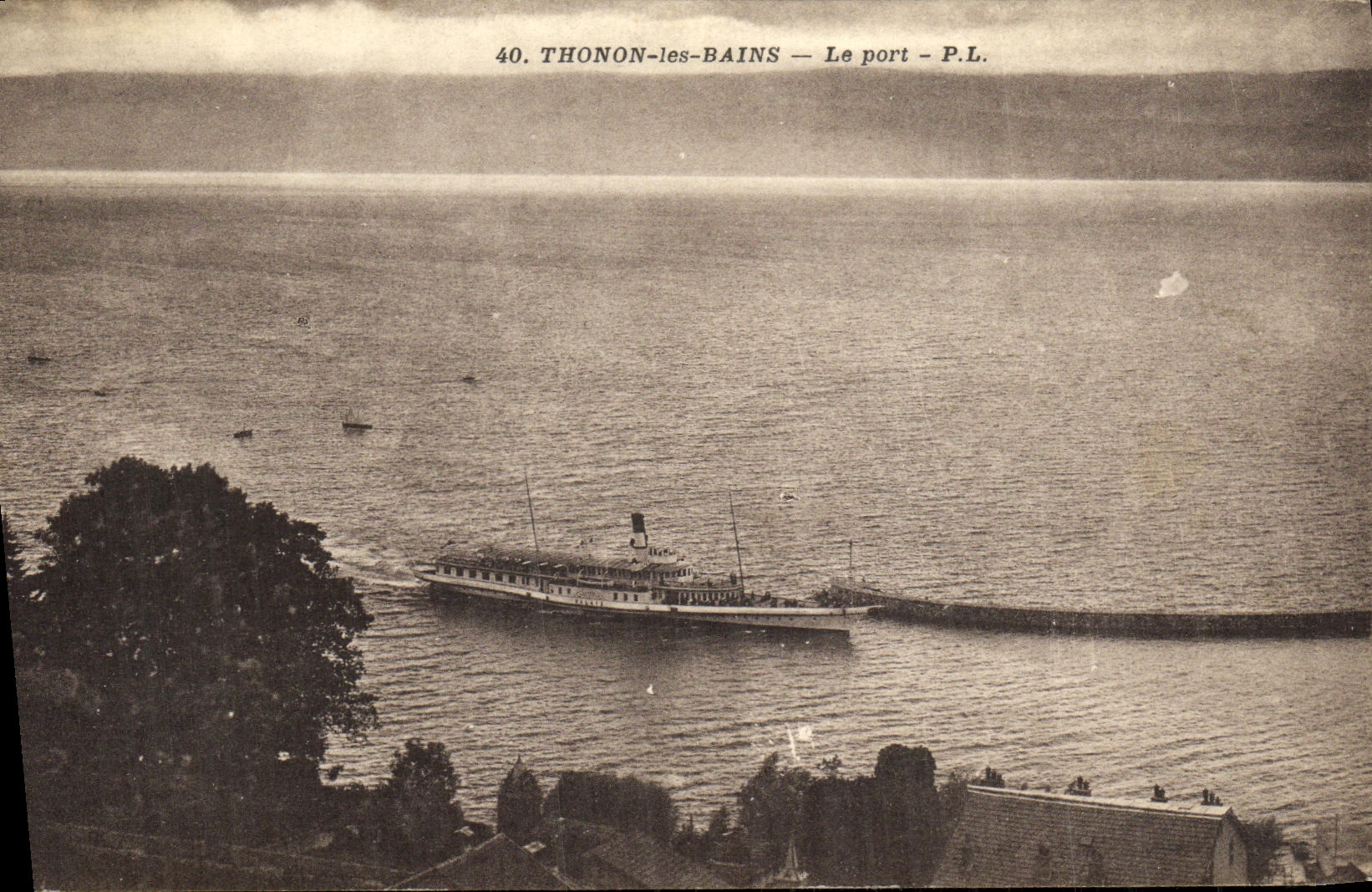 Thonon-les-Bains — Le port — P.L.