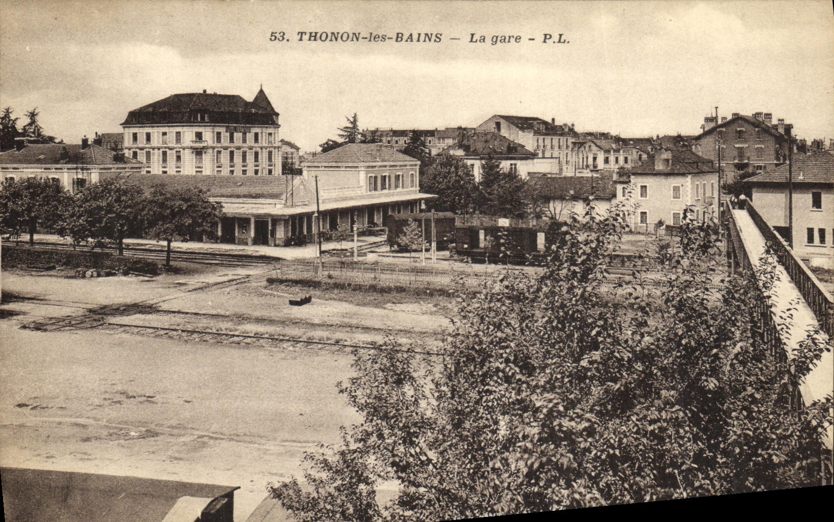 Thonon-les-Bains — La gare — P.L.