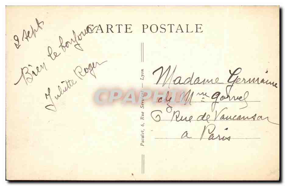 Thonon-les-Bains — La gare — P.L. — Rückseite
