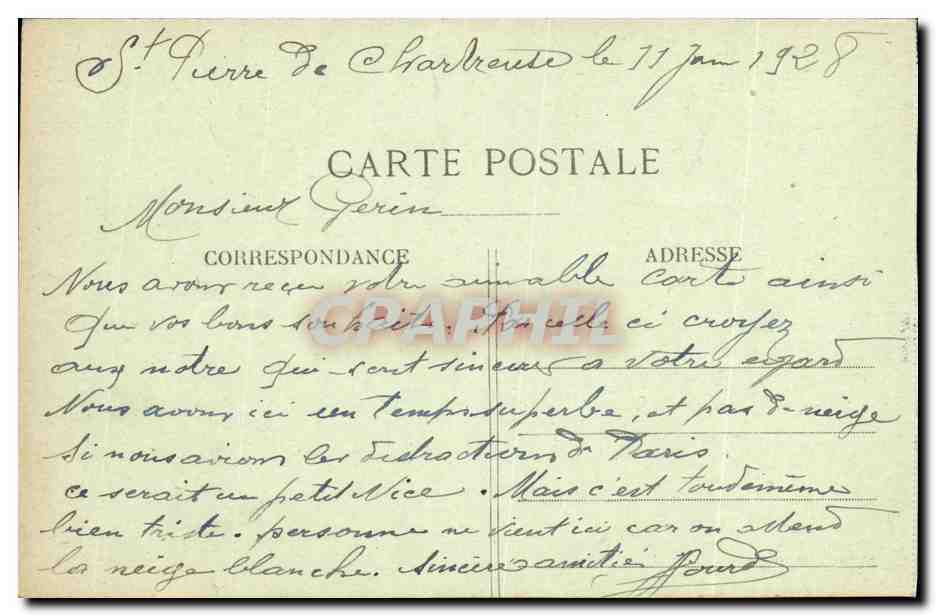 St-Gervais-les-Bains — Vista del paese e del paesaggio montuoso — editore sconosciuto, n. 18 — Verso