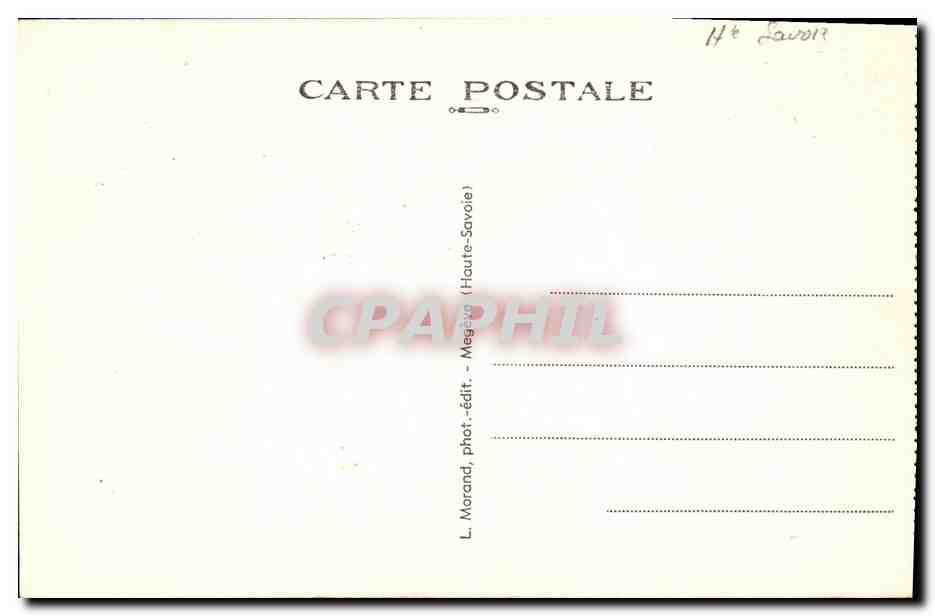 Saint-Gervais-les-Bains — Camino delle Fate — n°157 — Verso