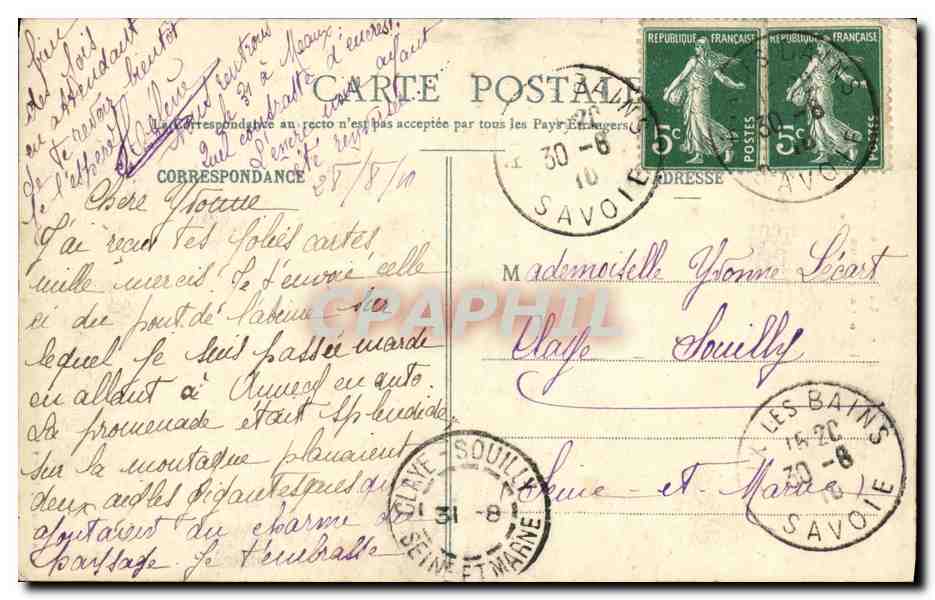 Le Pont de l'Abîme — Route d'Aix-les-Bains-Annecy — A. Gardat, Annecy — Reverso