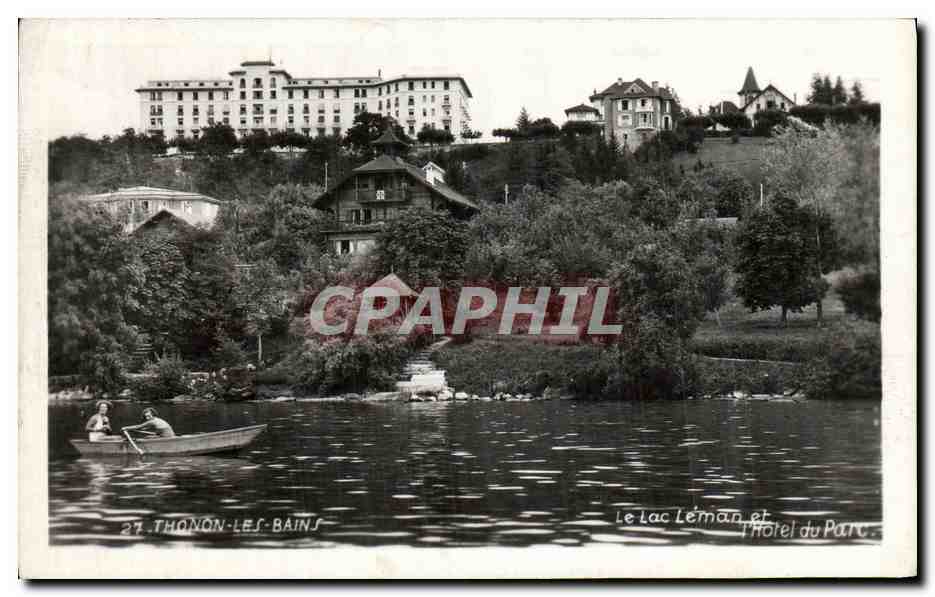 Thonon-les-Bains — Le Lac Léman et l'Hôtel du Parc — Éditions Brinlaurd