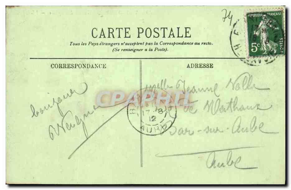 Thonon-les-Bains — Les Cygnes — LL — Rückseite