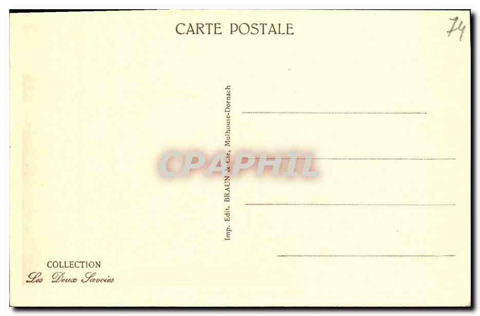 Taninges - Vieux pont sur le Foron — CPAPHIL n°12541 — Rückseite