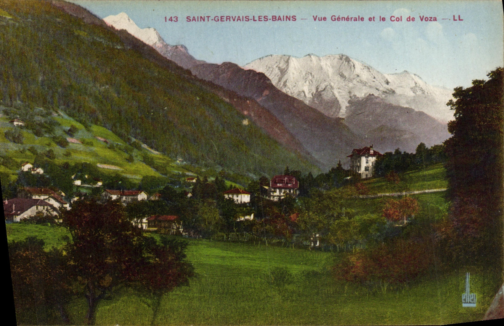 Saint-Gervais-les-Bains — Vue Générale et le Col de Voza — LL