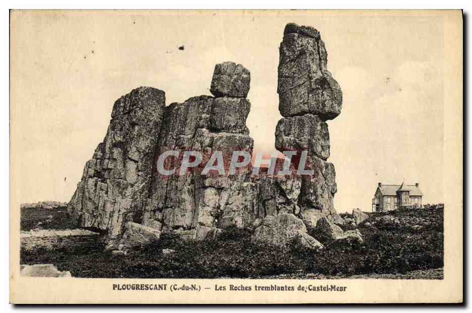 PLOUGRESCANT (C.-du-N.) — Les Roches tremblantes de Castel-Meur