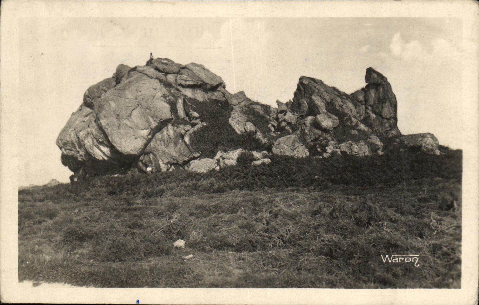 Les Rochers fantastiques de l'Île Illeec : Le Lion — Éditions Waron, n° A.W.-833