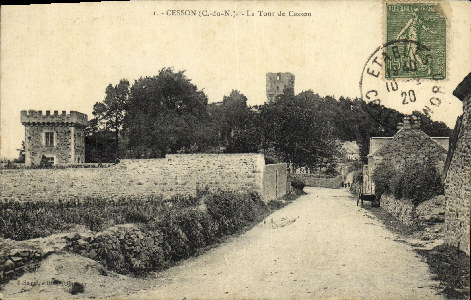 Cesson (C.-du-N.) — La Tour de Cesson — J. Sarel, éditeur, Rennes