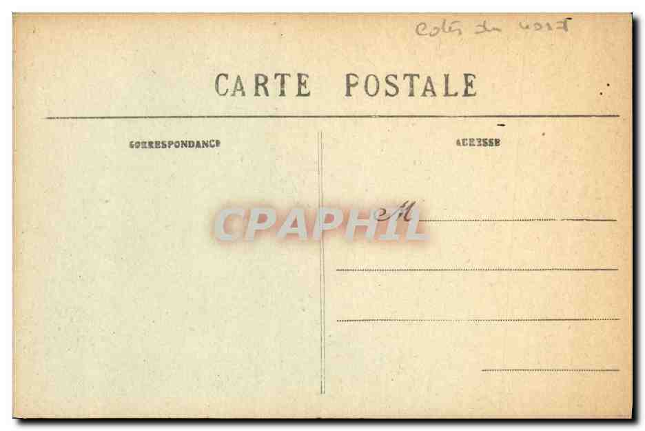 CPA Le Faouet Le Jube de Saint Fiacre — Rückseite