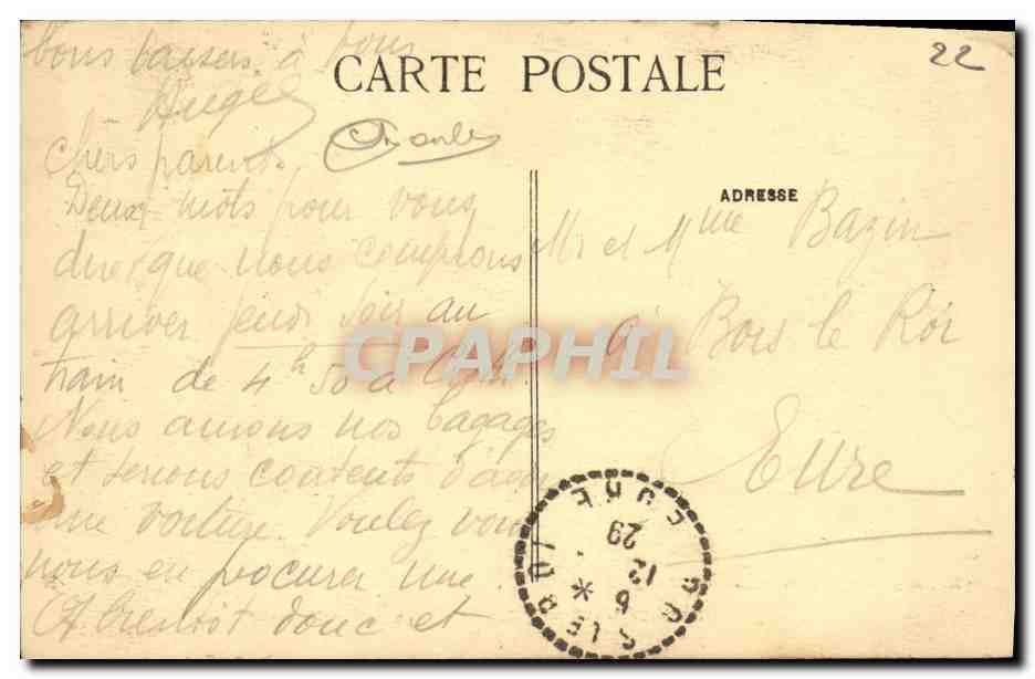 Sables d'Or les Pins — Le Sphinx — L'îlot Saint-Michel — Photo R. BINET - St-Brieuc — Reverso