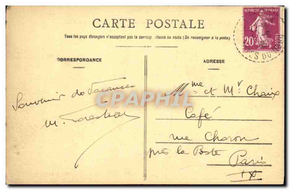 CPA La Bretagne Pittoresque Lancieux La Source — Rückseite