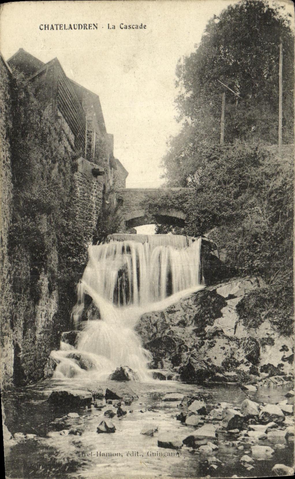 Châtelaudren - La Cascade — Thél-Hamon, édit., Guingann - Anverso