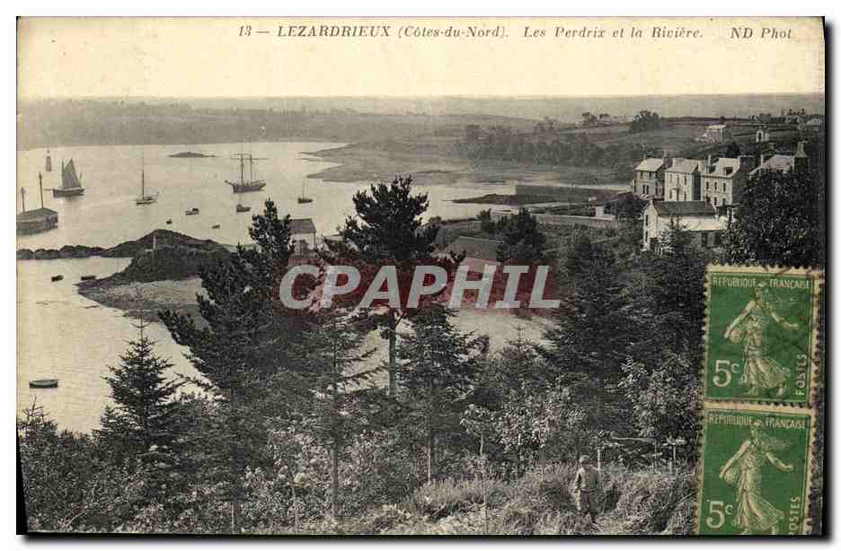 CPA Lezardrieux Les Perdrix et la Riviere