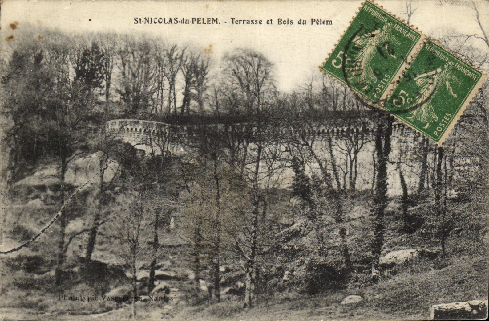 St-NICOLAS-du-PELEM. - Terrasse et Bois du Pélem — Photolapie Vasseur, Nantes