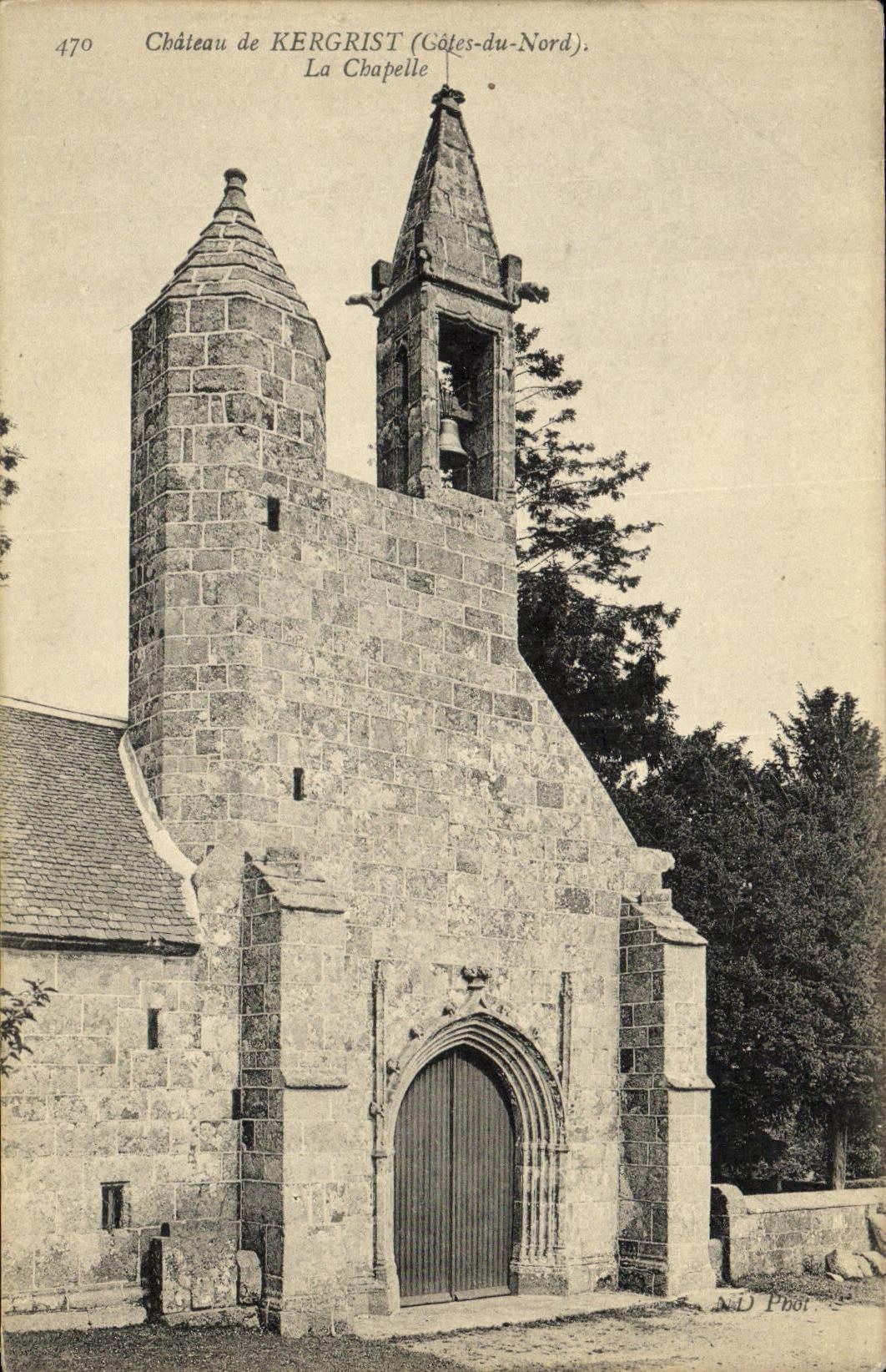 CPA Chateau de Kergrist La Chapelle