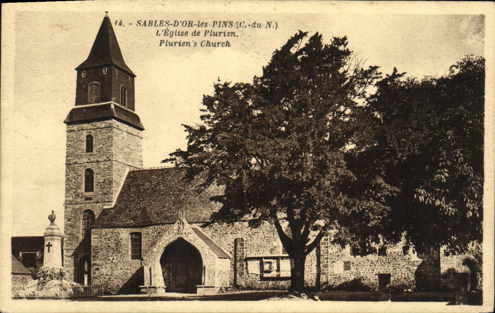 Sables-d'Or-lès-Pins (C.-du-N.) — L'Église de Plurien — G. Arnaud, éditeur, n°44