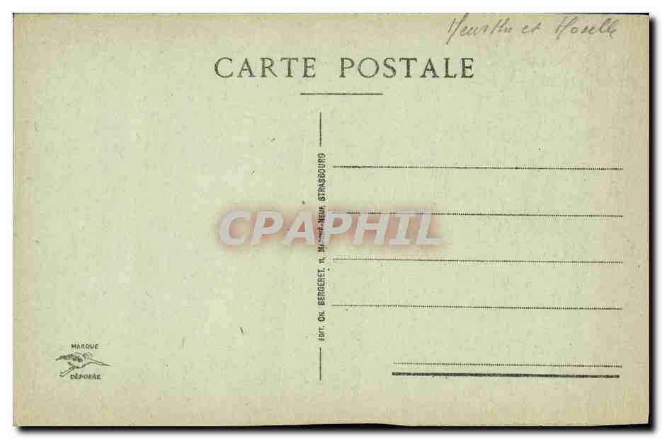 CPA Guebwiller Rue de la Republique Hotel de Ville — Rückseite