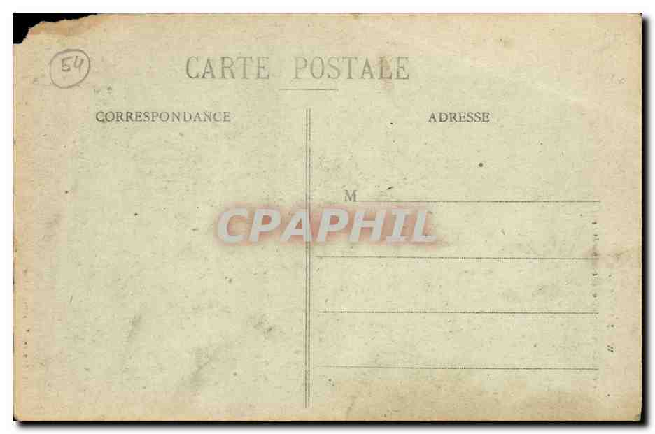 CPA Waville Un coin du Village apres le Bombardement Militaria — Rückseite