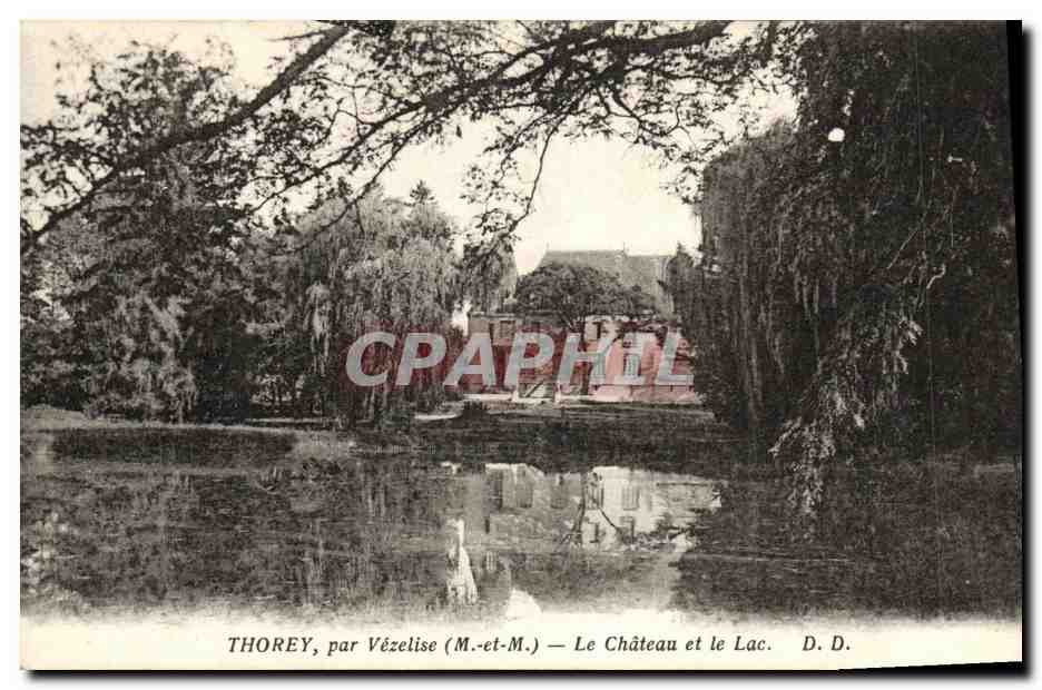Thorey, par Vézelise (M.-et-M.) — Le Château et le Lac. D. D.