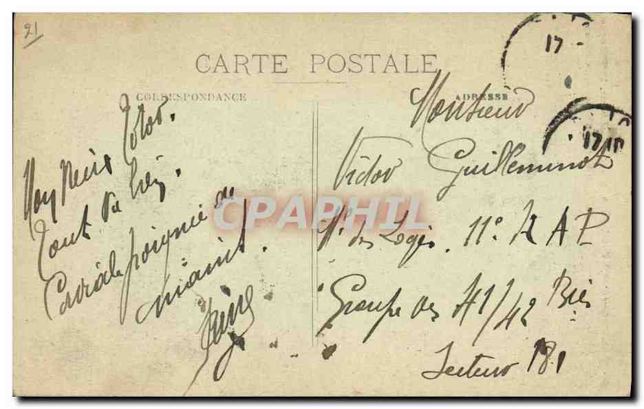 Velars-sur-Ouche — Schloss, Kolonie und Denkmal Notre-Dame — N.D.E. n°50 — Rückseite