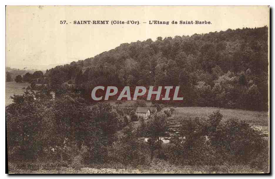 CPA Saint Remy L Etang de Saint Barbe
