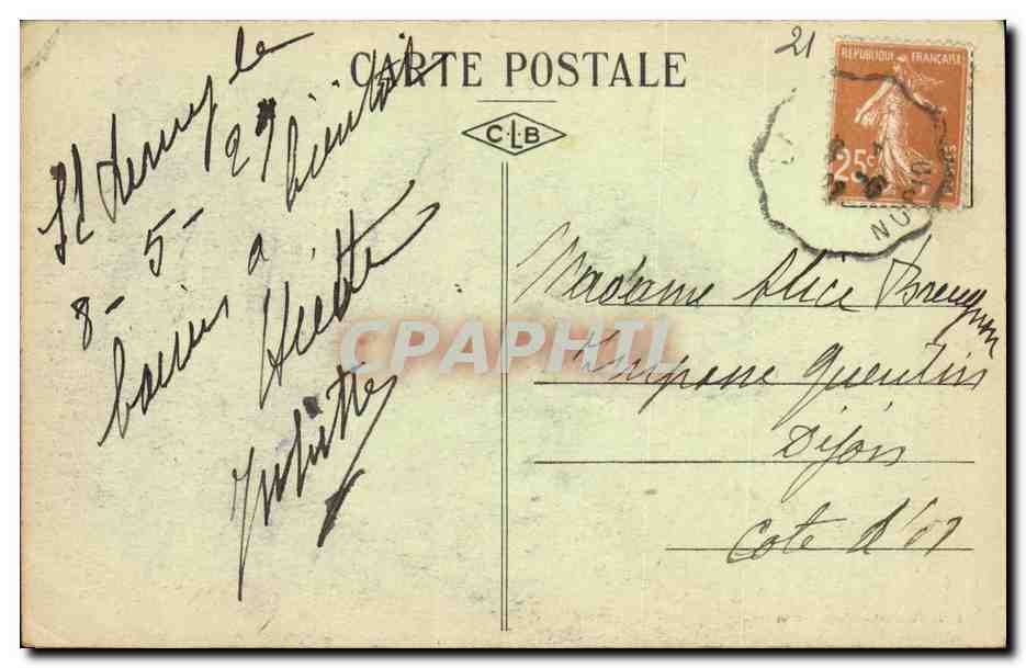 CPA Saint Remy L Etang de Saint Barbe — Rückseite