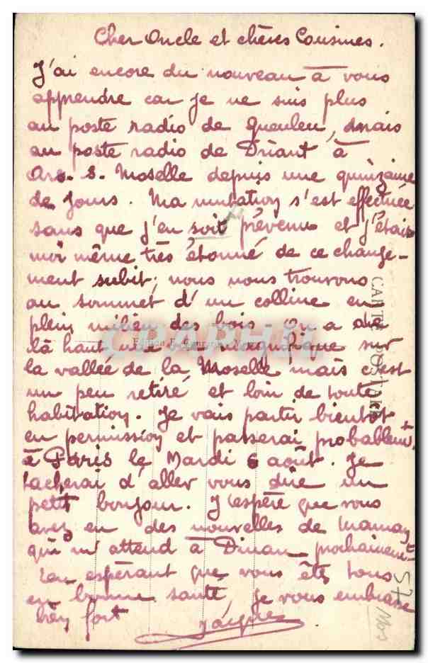 CPA Ars sur Moselle Lavoir et Pont du Canal — Back