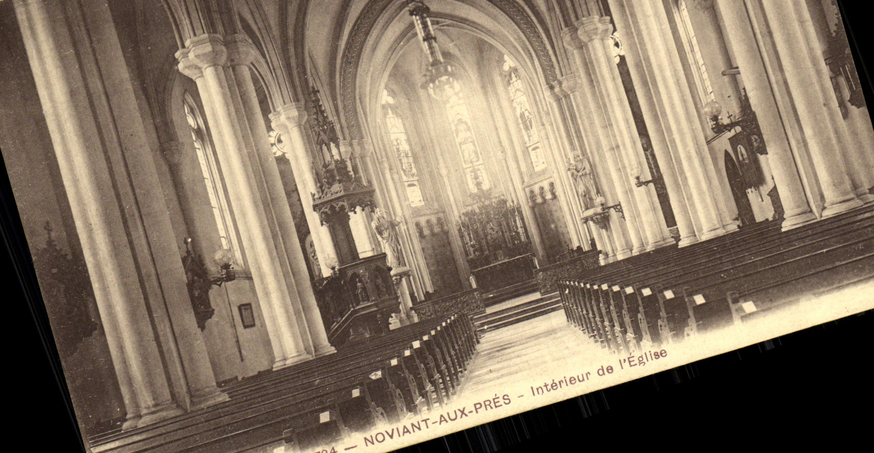 Noviant-aux-Prés — Intérieur de l'Église — Phototype Flaces & Nancy, n°784