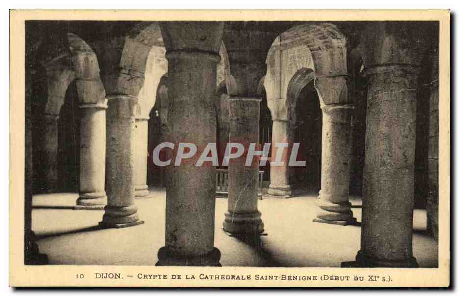 Dijon — Crypte de la Cathédrale Saint-Bénigne (début du XIe s.)