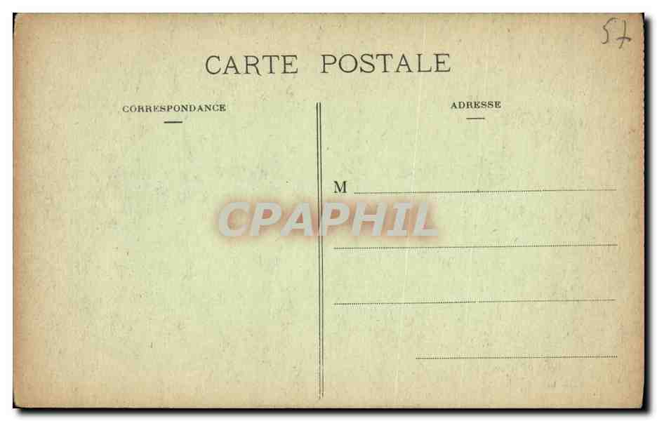 CPA Chateau Salins Entree de l Hopital — Rückseite