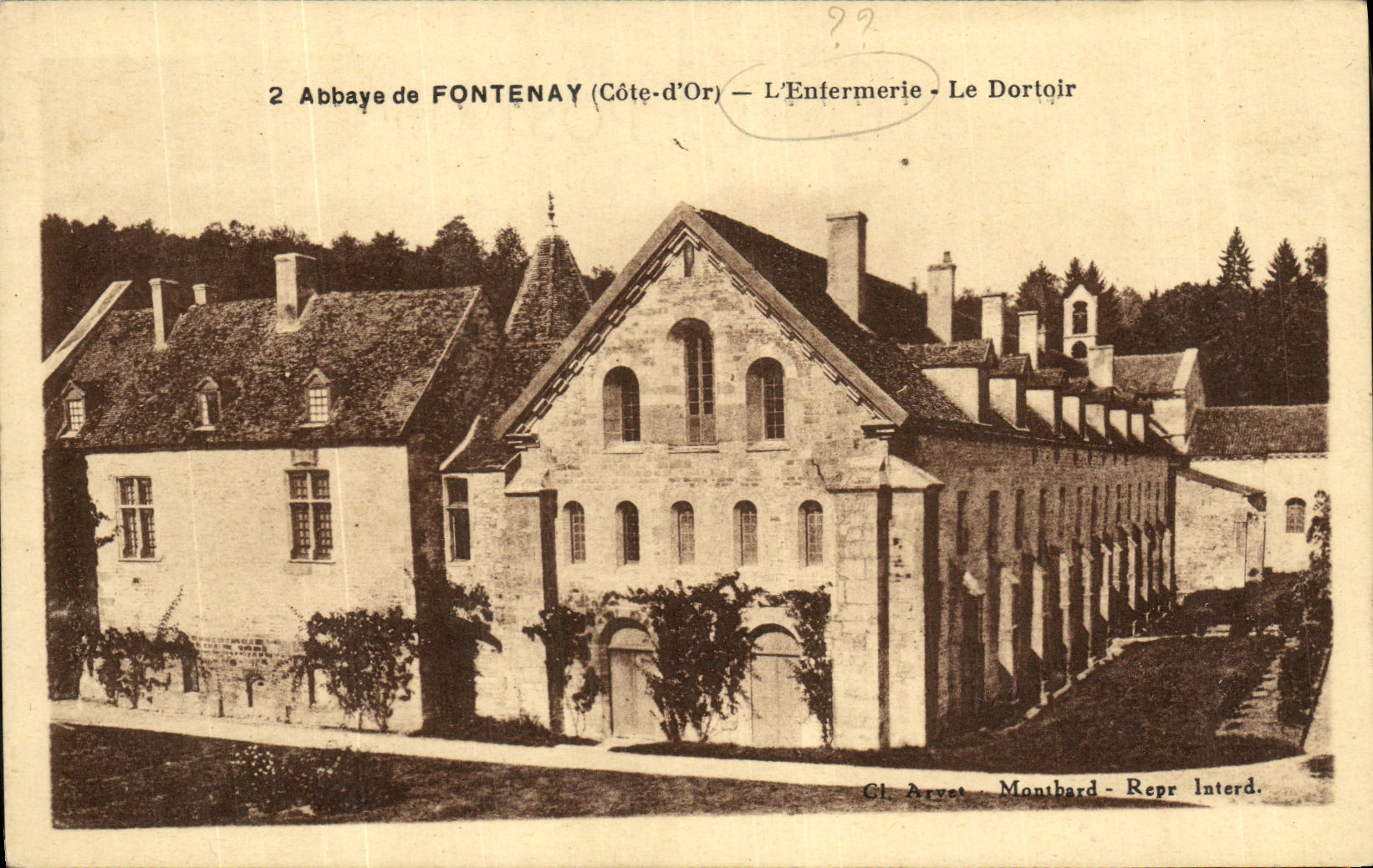 Abbaye de FONTENAY (Côte-d'Or) — L'Enfermerie - Le Dortoir