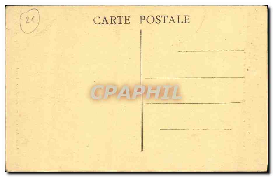 CPA Abbaye de Fontenay La Chapelle des Etrangers — Rückseite