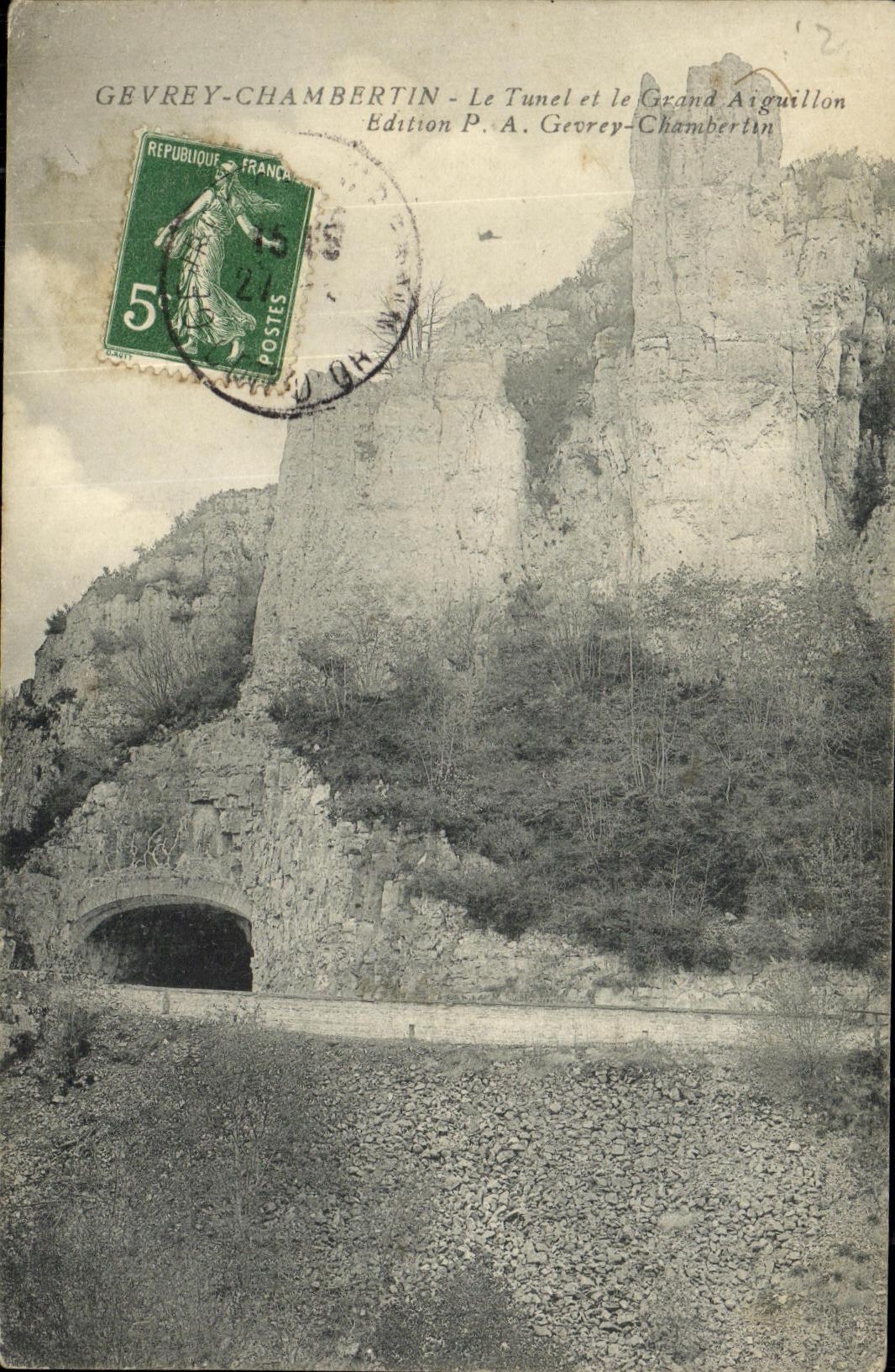 CPA Gevrey Chambertin Le Tunel et le Grand Aiguillon