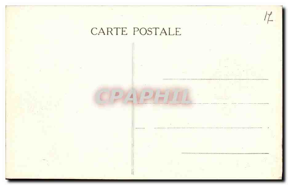 CPA Cognac Le Palais de Justice — Rückseite