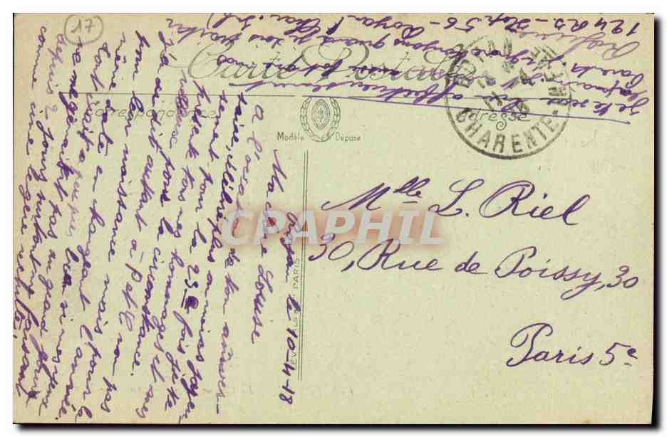 Royan — Le Casino Municipal vu de la Mer — LL. — Sélecta — Verso